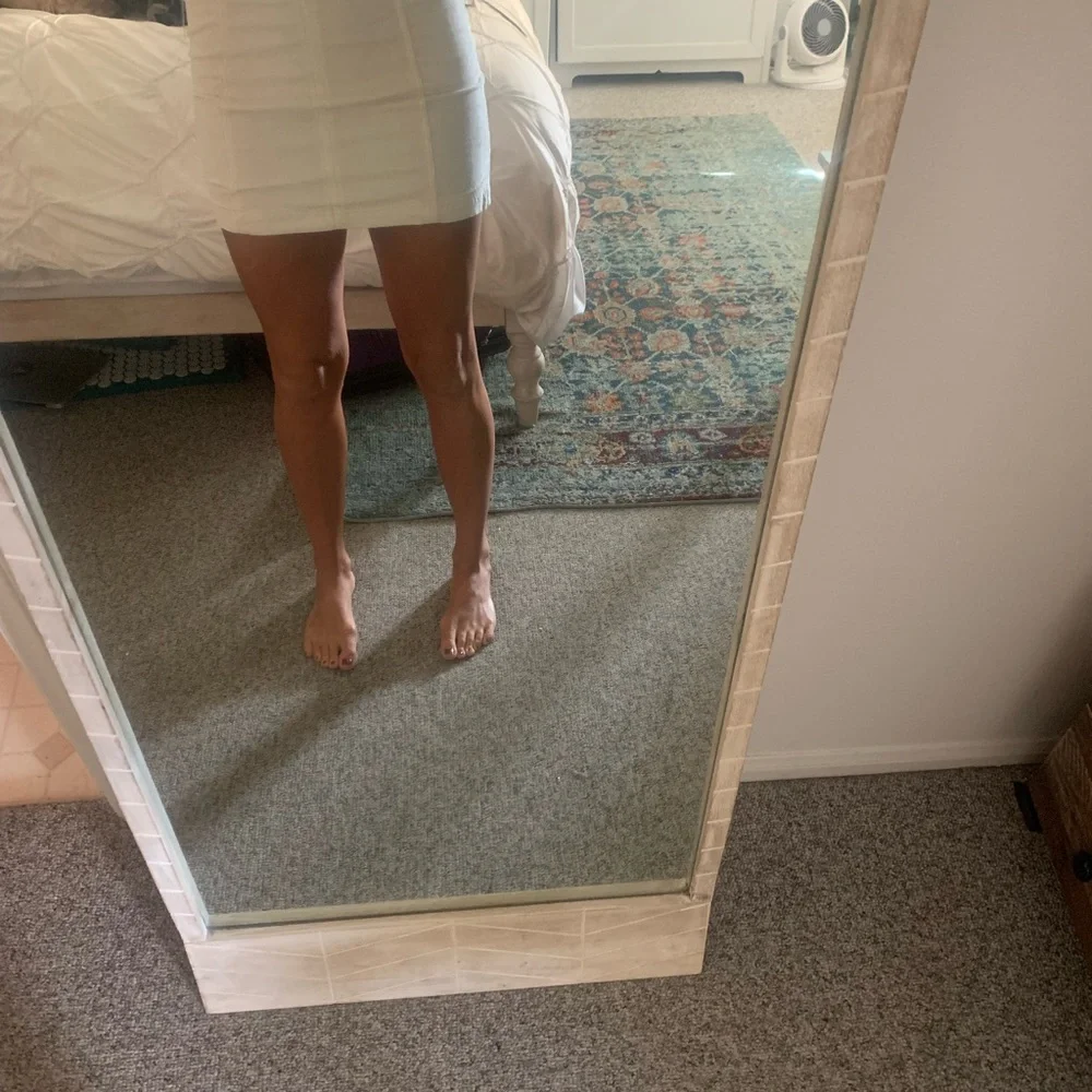 Free people corduroy off white high waisted skirt - Picture 2 of 4